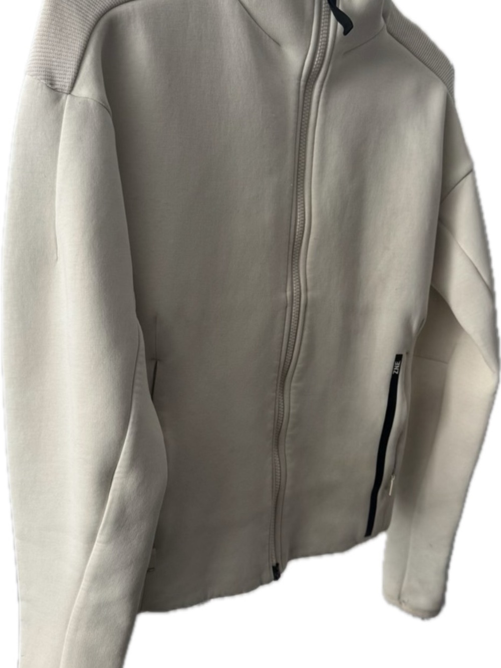 adidas Off-White Zip-Up Jacket